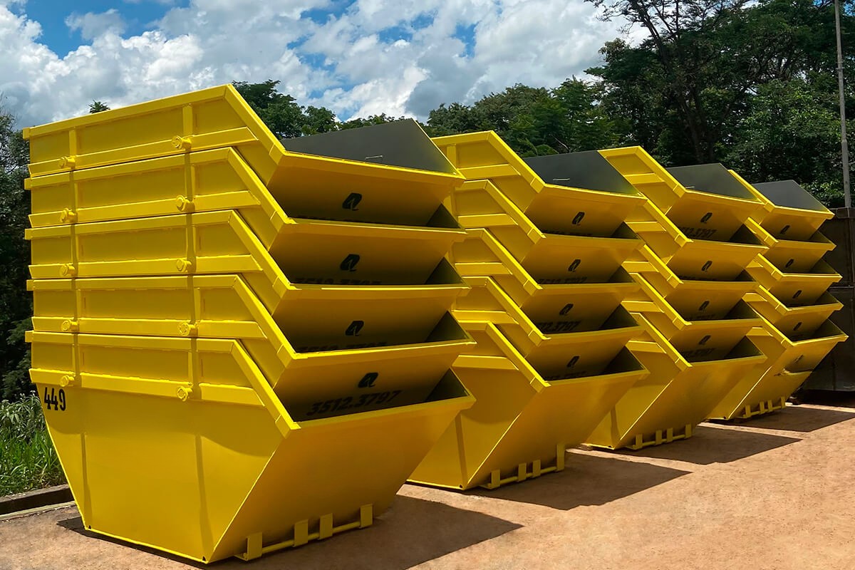 Caçamba de 3m³ para locação
